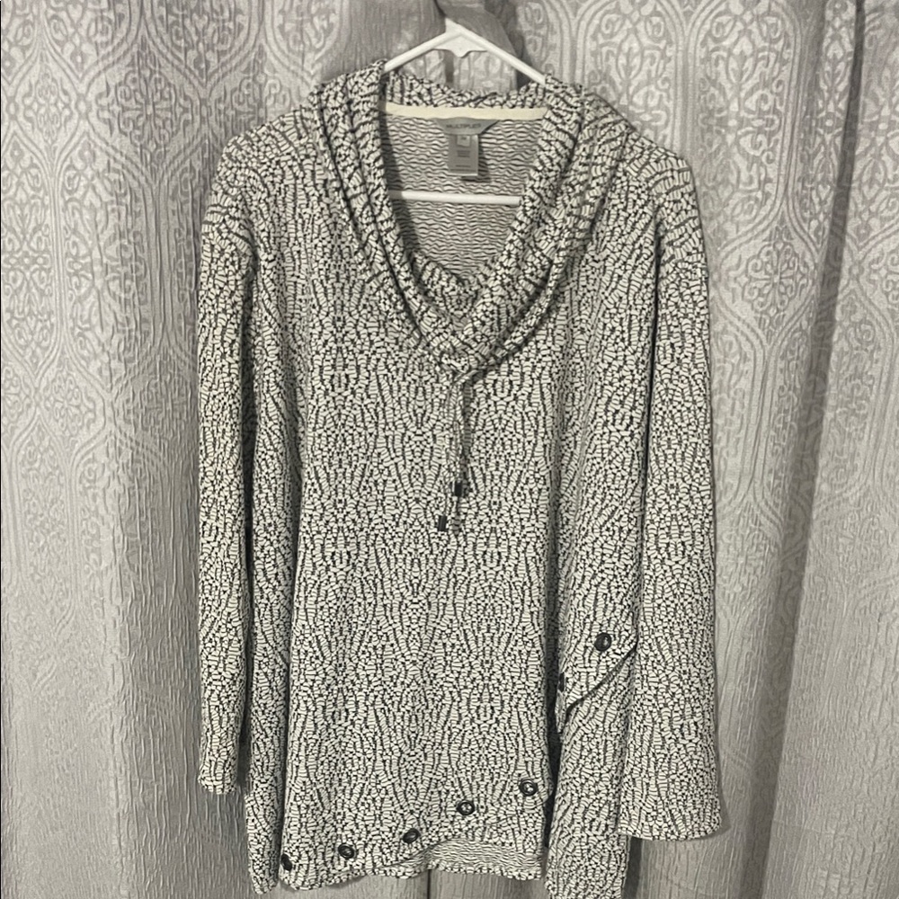 Multiples Black and White Tunic
